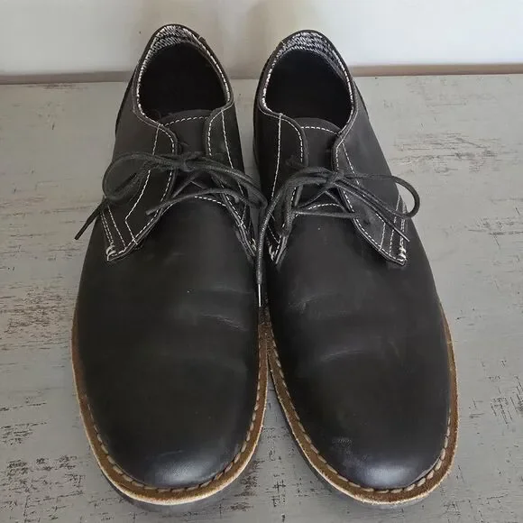 Penguin By Munsingwear Men's Size 11 US Black Leather Oxford Dress Shoes