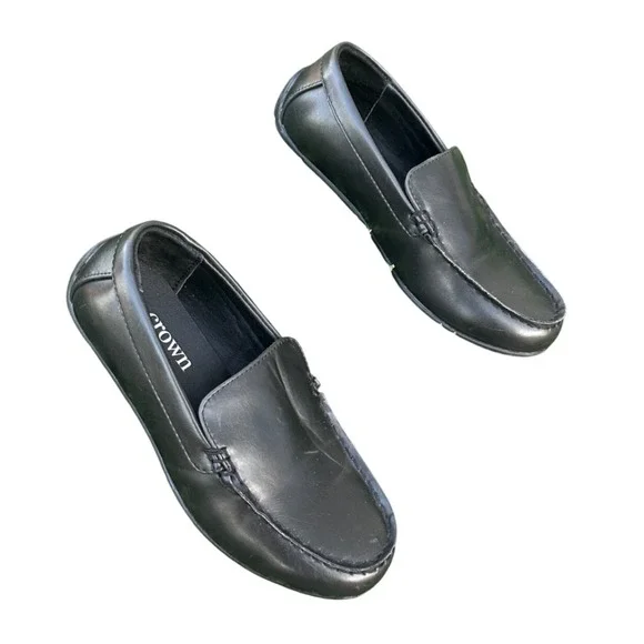 Crown & Ivy Kids Little Boys Black Cooper Loafers Size 13 Black‎