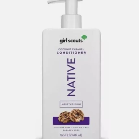 Discontinued Native Caramel Coconut Girl Scout Conditioner or shampoo