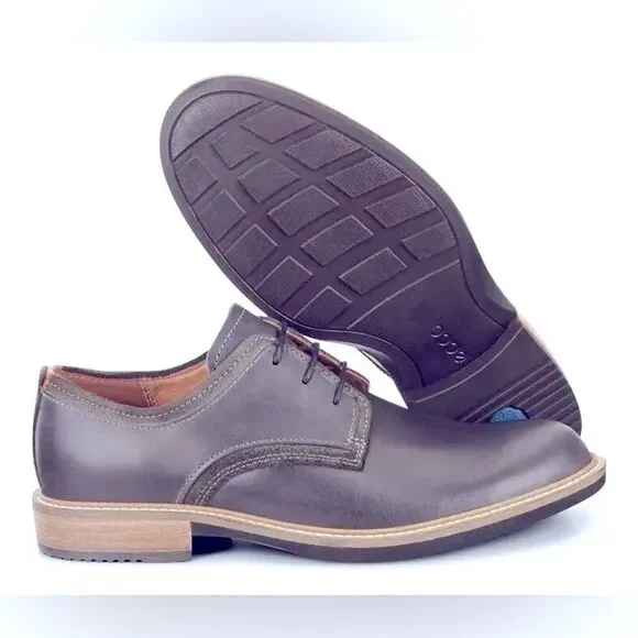ECCO Men's Kenton Plain Toe Tie Oxford Size EU43/9‎ Moonless/Dark Shadow B80