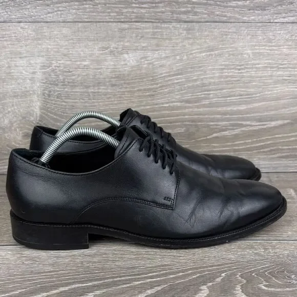 Cole Haan x Nike Air Men’s Sz 10.5M Black Leather Lace Up Classic Oxfords