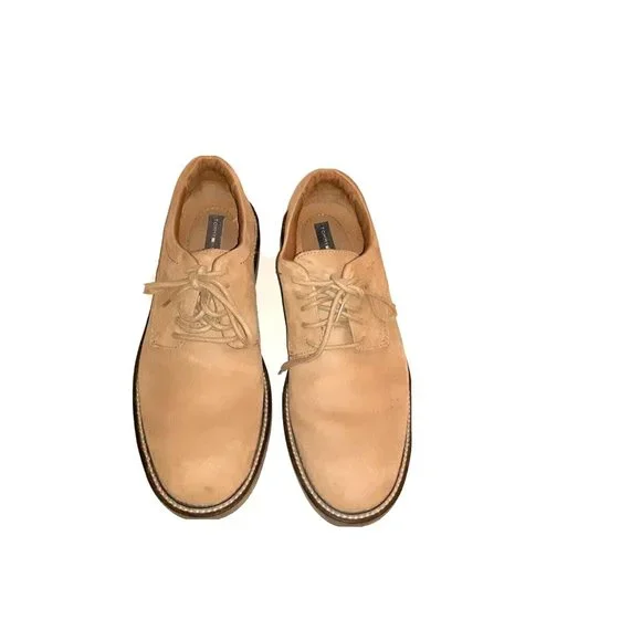 Tommy Hilfiger Men's Shoes Brown Leather Oxford‎ Size 9.5 Medium M15189S