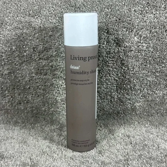 Living Proof No Frizz Humidity Shield Finishing Hairspray Gray 5.5 oz