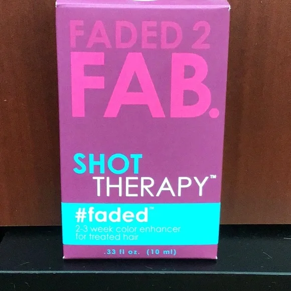 Faded 2 Fab Shot Therapy‎ Color Enhancer Refresher 0.33 fl oz for Treated Hair