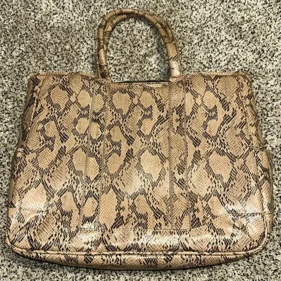 Gorgeous Faux Snake Skin Computer Briefcase