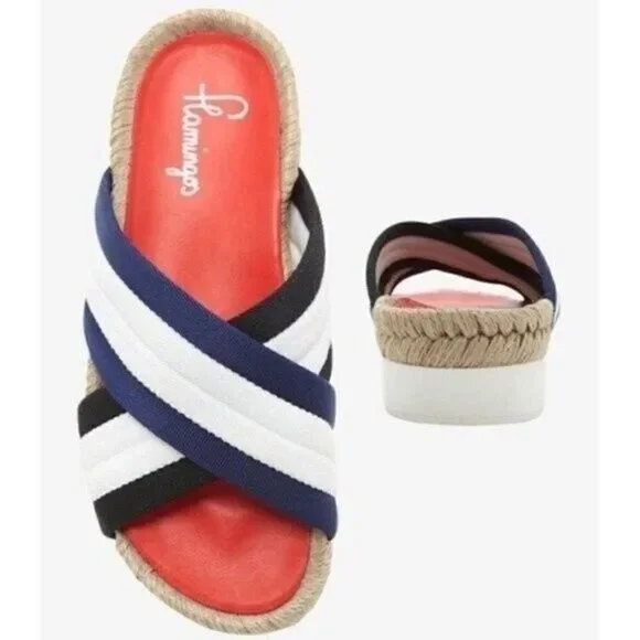 Flamingo platform Espadrille sandals EU37 BoxS