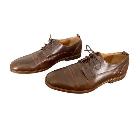 Arider Men’s Oxford Size 12 Brown Lace Up Dress Shoes