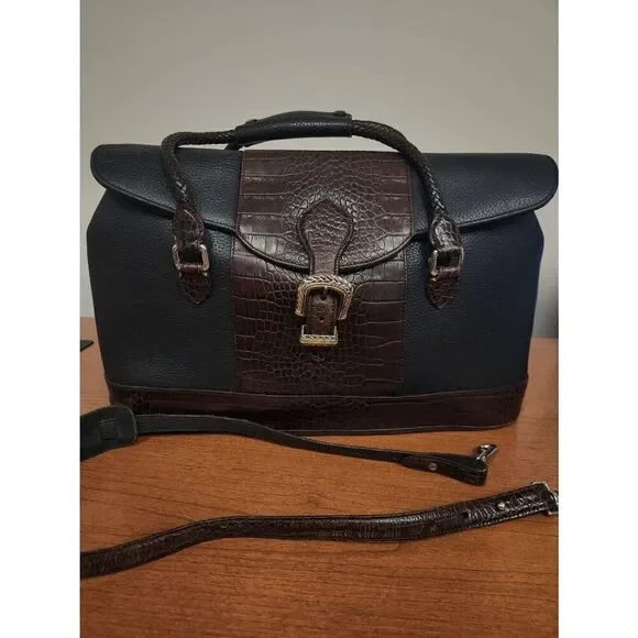 BRIGHTON Vintage for Business Collection Two Tone Women's Briefcase Bag