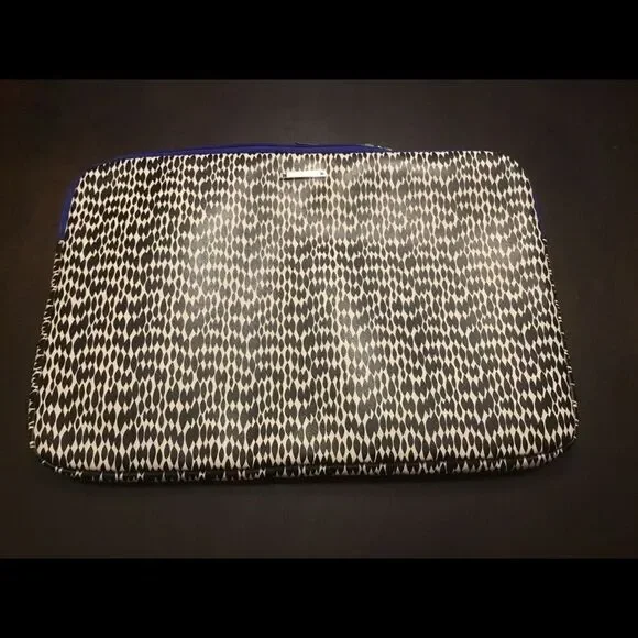 Stella & Dot Laptop Bag Black/ White