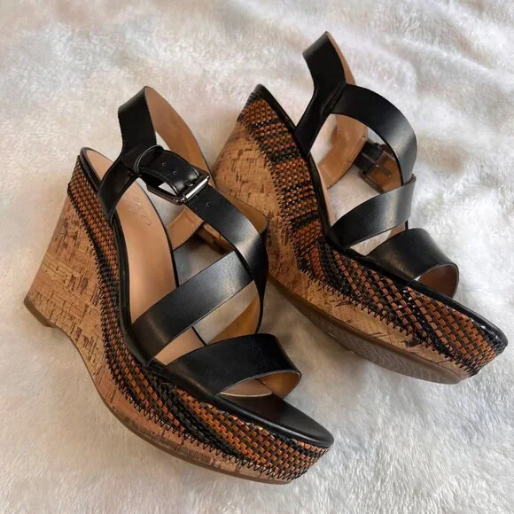 Franco‎ Sarto stallion 2, wedge sandals size 8