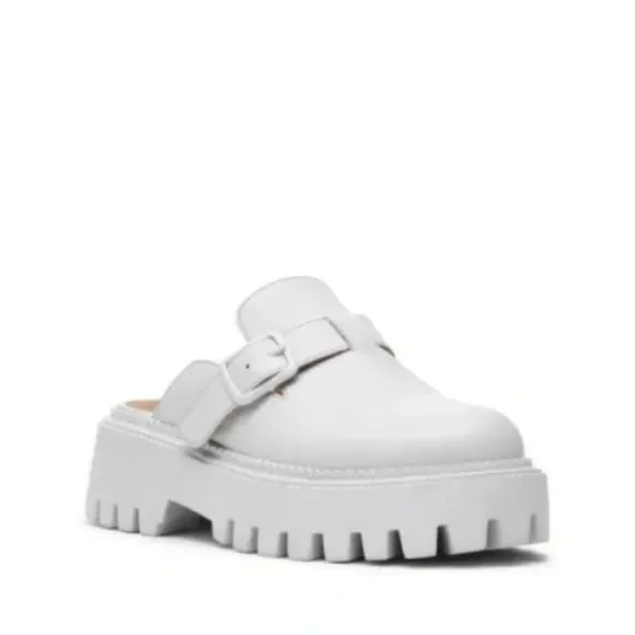 Dolce Vita DV By Kids Kobra‎ Size 13 Light Gray Chunky Lug Sole Mule Slip-On