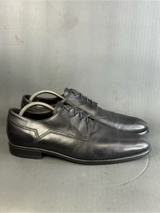 Bruno Magli Maitland black leather derby shoes men’s size 11.5