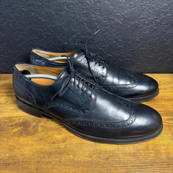 Cole Haan American Classics C29552 Black Leather Wingtip Derby‎ Mens 11.5D