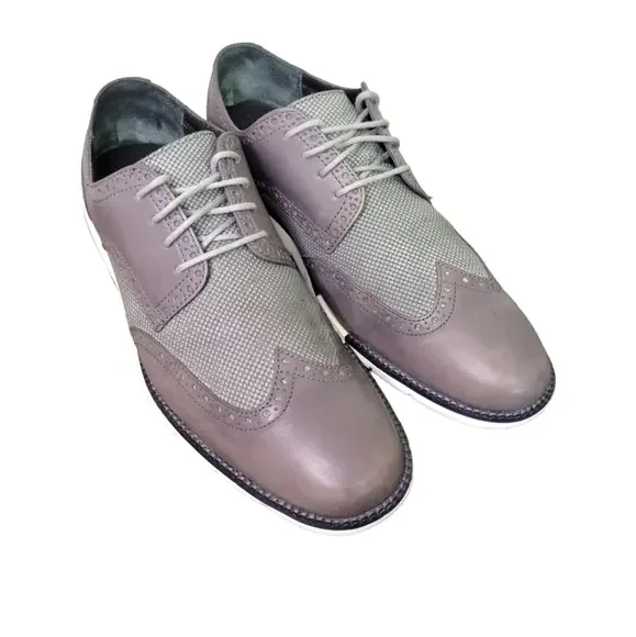Cole Haan Zero Grand Wingtip Oxford‎ Shoes (Gray) sz 11
