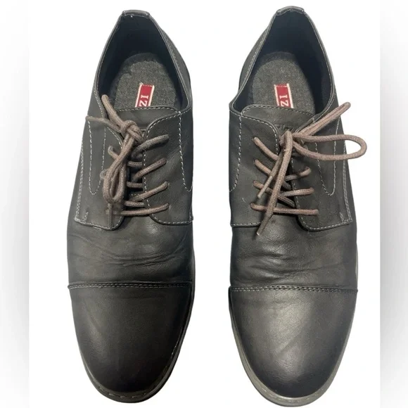 IZOD Men’s‎ Gray Dress Shoe Size 9M Formal Wear Oxford Business Career
