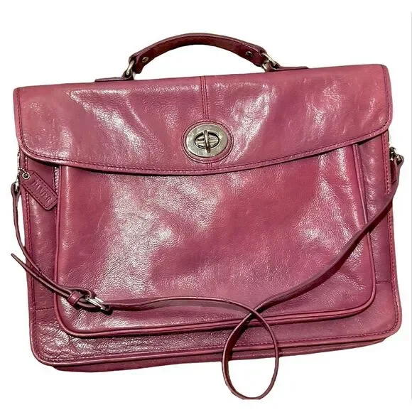 Danier Vintage Leather Laptop Case
