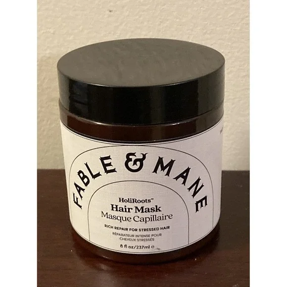 Fable & Mane HoliRoots Repairing Hair Mask For‎ Stressed Hair 8 Oz Sealed New