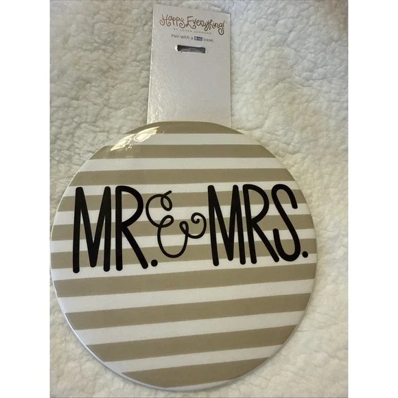 Happy Everything Coton Colors Large‎ Attachment Mr & Mrs Brand New