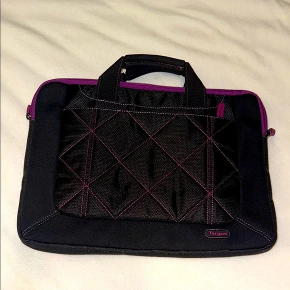Targus Black and Purple Women's Bag