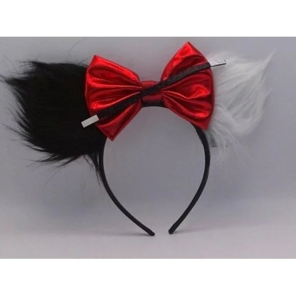 MInnie Mouse Headband - Cruella , BRAND NEW / NEVER USED