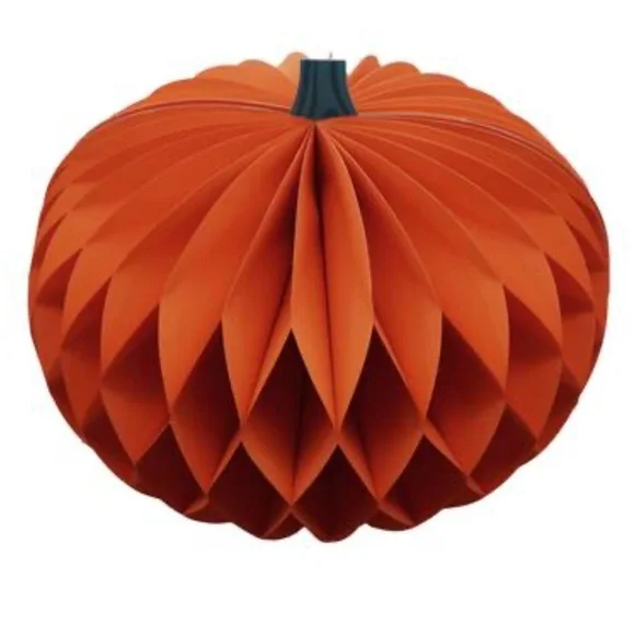 Celebrate It Large HoneyComb Pumpkin Party Decor
