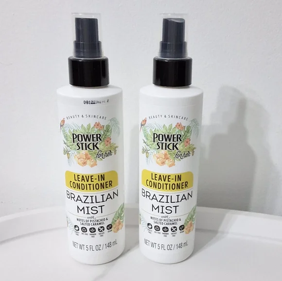 Power Stick For Her Brazilian Mist Leave In Conditioner, 5 FL OZ, Bundle of Two