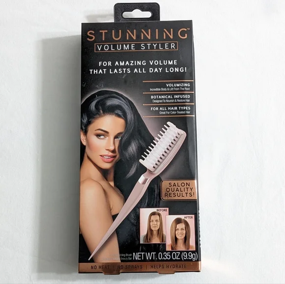 Stunning Volume Styler Hair Brush With Botanically Infused Beauty Bar