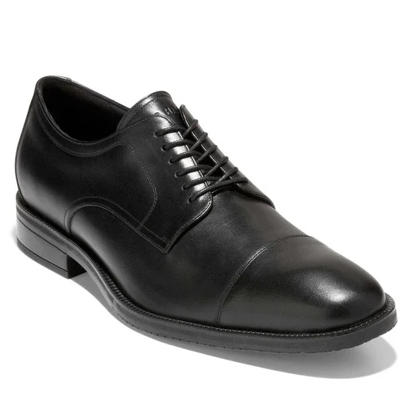Cole Haan Men's Modern Essentials Cap Toe Oxford Shoes Black Size 8.5
