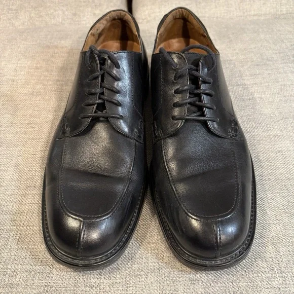 Florsheim Comfortech Oxford Dress Shoes Mens 13 Black Leather Lace Up