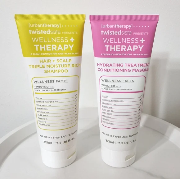 Urbantherapy Hair & Scalp Hydrating Shampoo and Conditioning Masque Set, NEW