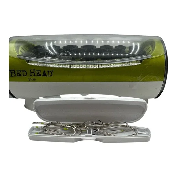 TIGI Bed Head Light Me Up Ion 20 Roller Hairsetter Flocked Hot Curler & Pins