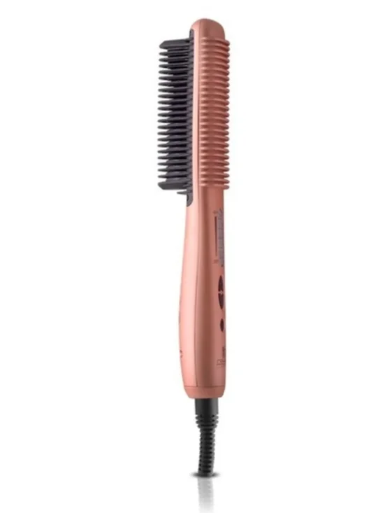 Royale Genius Heating Element Multi-Purpose Ceramic Hairbrush Rose Gold