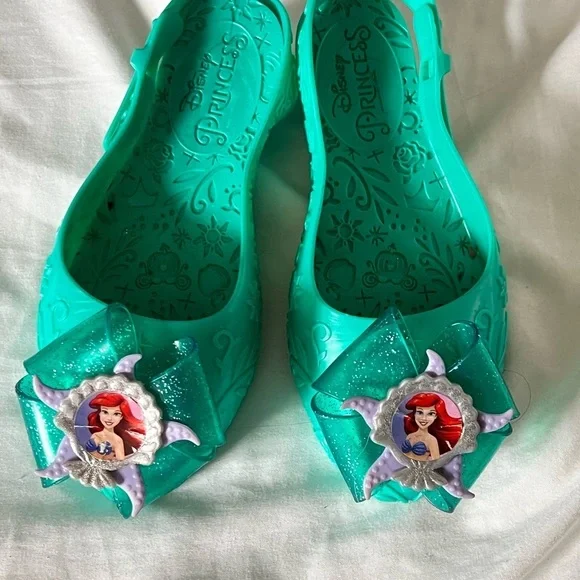 Disney Princess Shoes - Turquoise and Purple little mermaid Ariel