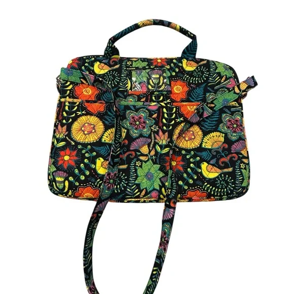 Floral‎ Multicolor Women's Laptop or Document Shoulder Bag