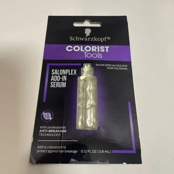 5/$20! Schwarzkopf Salonplex Add In Serum Hair Dye Add‎ In Colorist Tools