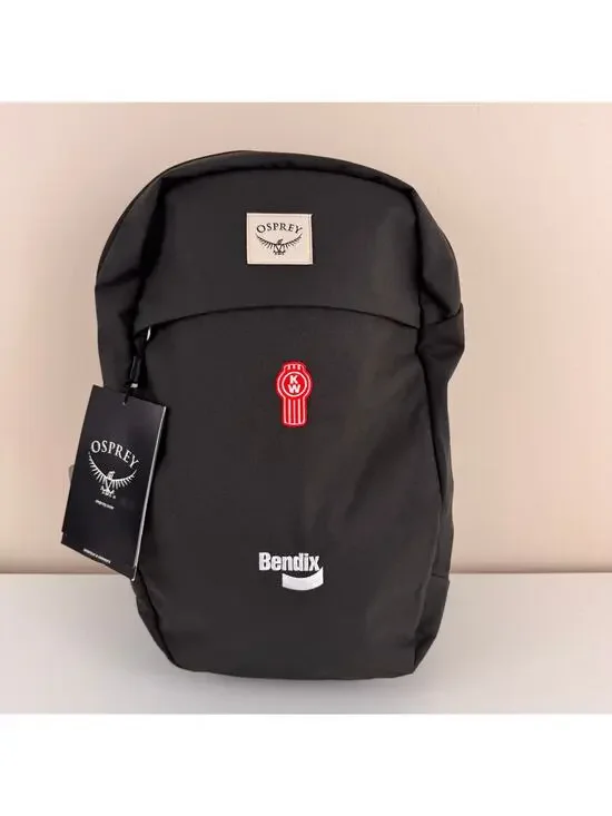 Osprey Arcane Large Day Backpack Bag Stonewash Black LOGO Embroidered Bendix