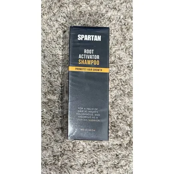 Sealed Spartan Root Activator Shampoo Promotes Hair Growth‎ Men's 6.8 oz 200ml