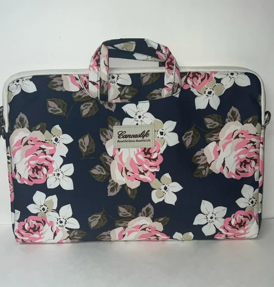 Canvaslife Navy Floral Bag