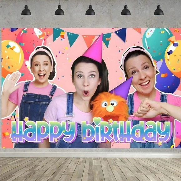 Celebrate Miss Rachel's Way: The Ultimate Birthday Bash Backdrop! NWOT Banner
