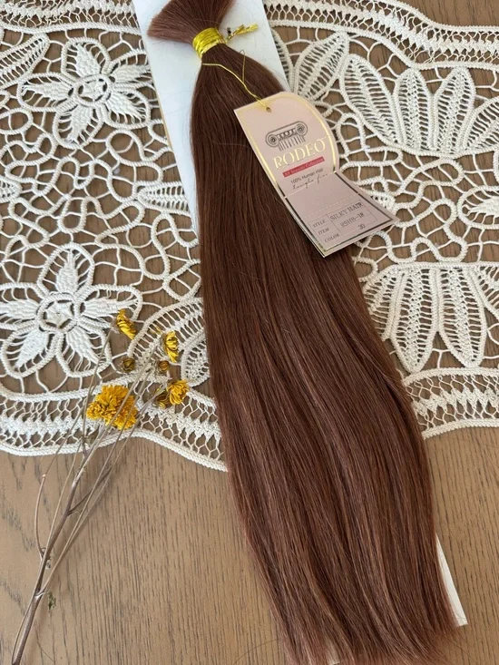 Silky Hair 100% Human Hair Weft Extensions 16