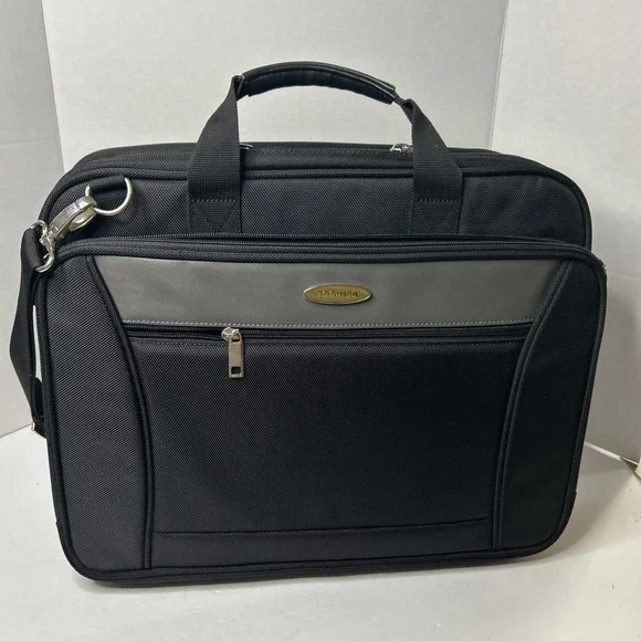 TOSHIBA Laptop Black Bag With Strap