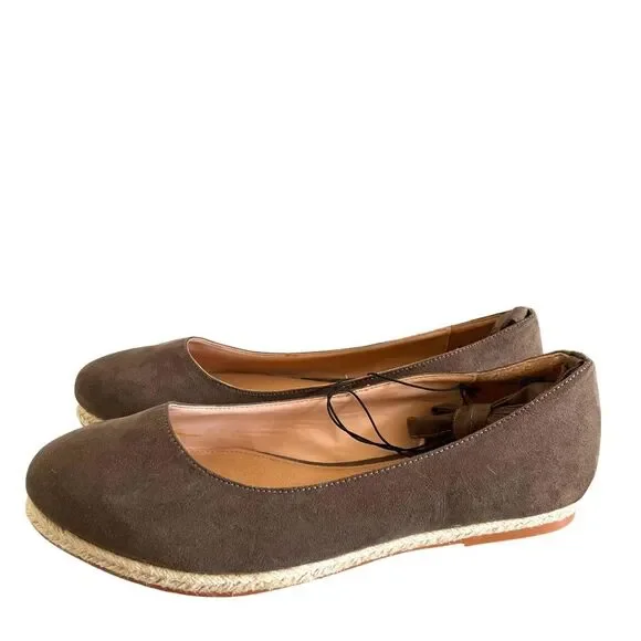 Torrid NEW Lace Up Ankle Espadrilles In Dark Olive Size 11