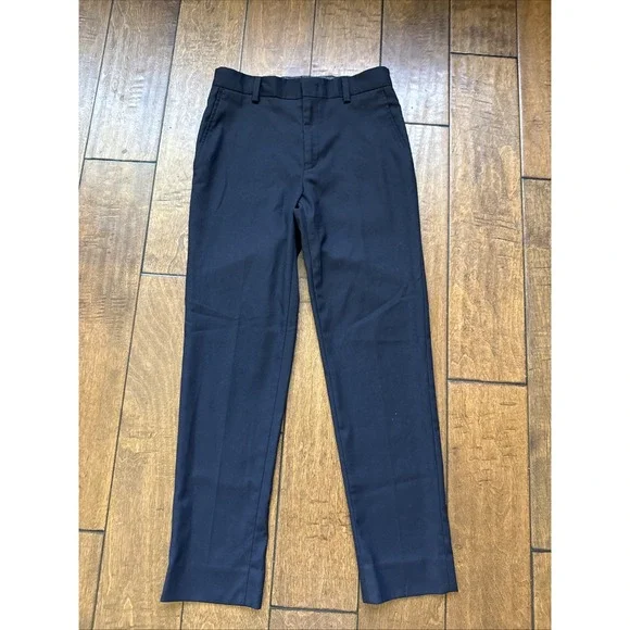 Lauren Ralph Lauren Boys Size 10 25x24.5 Navy Blue Flat Front Dress Pants
