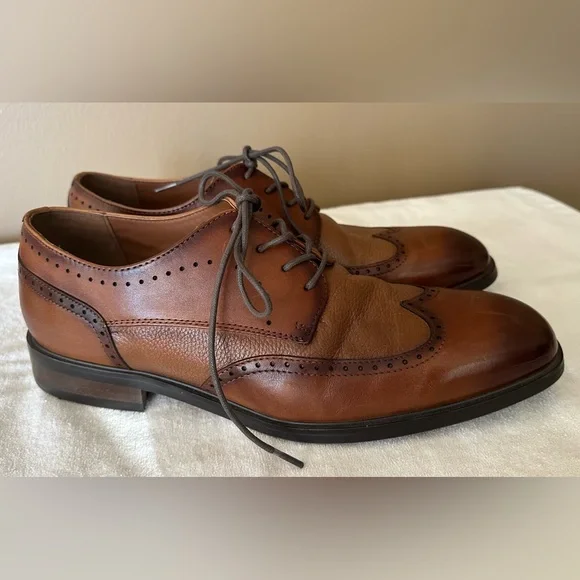 Nordstrom Rack Men’s ‎ Brown Leather Oxford Shoes - Size 10