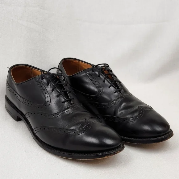 Allen Edmonds Black Birmingham Oxford Leather Dress Shoes