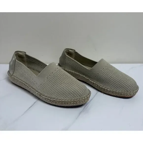 Cole Haan Women's Cloudfeel Stitchlite Espadrille Hawthorne Gold Jute Size 9.5
