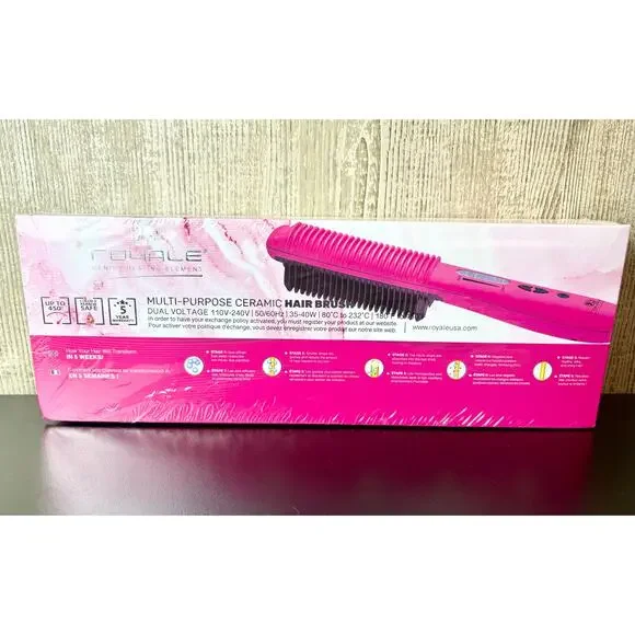 Royale Genius Multi-Purpose Ceramic Heating Hair Brush