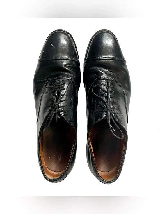 Allen Edmonds Park Avenue Black Cap-Toe Oxford Men’s 10D
