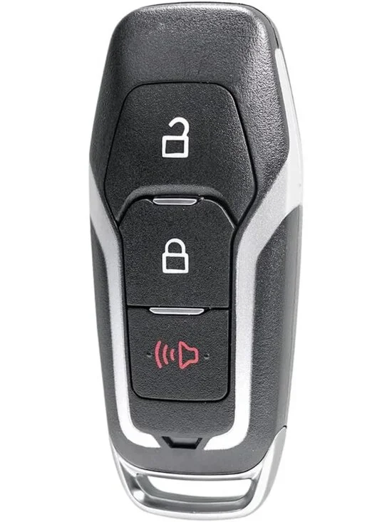 3-Button Key Fob Cover Shell Case Replacement for Ford F-150, Explorer 2015-2017