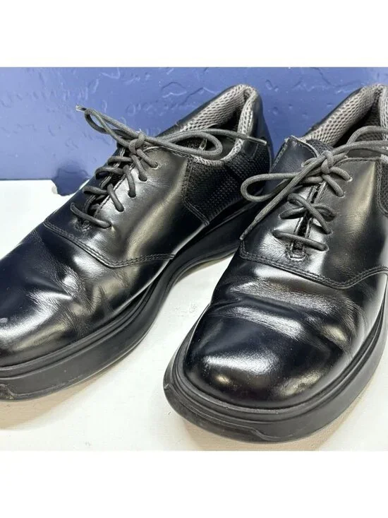 PRADA Men Kids Vibram Lace Up‎ Patent Leather Mesh Shoes Sz 6.5 Black Luxury S-4
